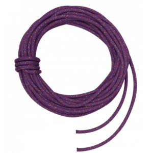 A coil of violet Courant Rebel climbing rope