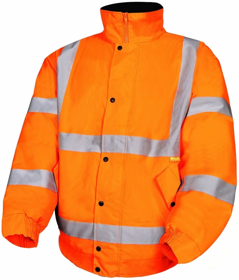 Hi Vis Orange Bomber Jacket