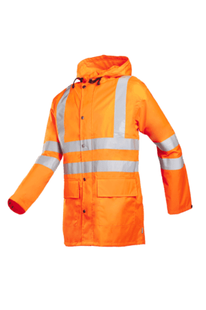 Monoray Hi Vis Orange Rain Jacket