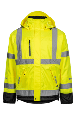 Lyngsoe Breatheable W/P Jacket - Hi Vis Yellow
