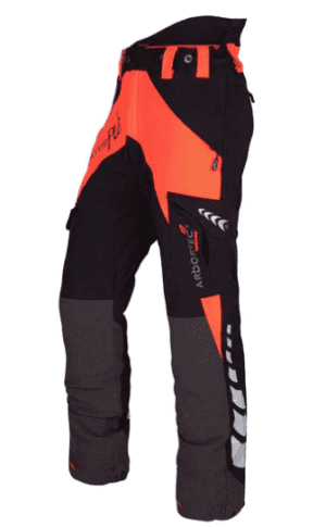 Arbortec Breatheflex Class 1 Type A Chainsaw Trousers - Orange/Black