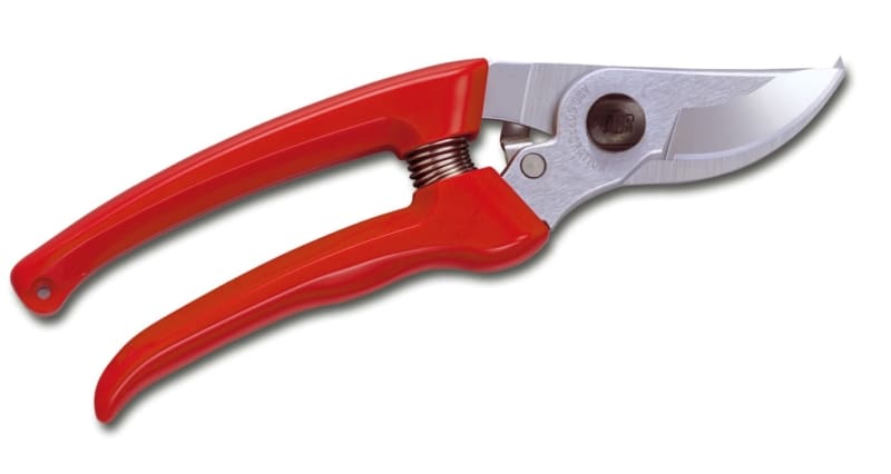 130DX secateurs with red grip