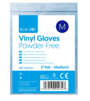 BLUE DOT Nitrile Powder Free Gloves
