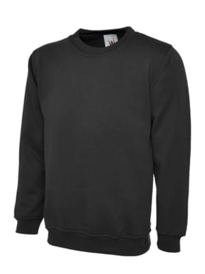 UC201 Uneek Premium Sweatshirt - Black