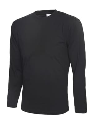 UC314 Uneek Long Sleeve T-shirt - Black