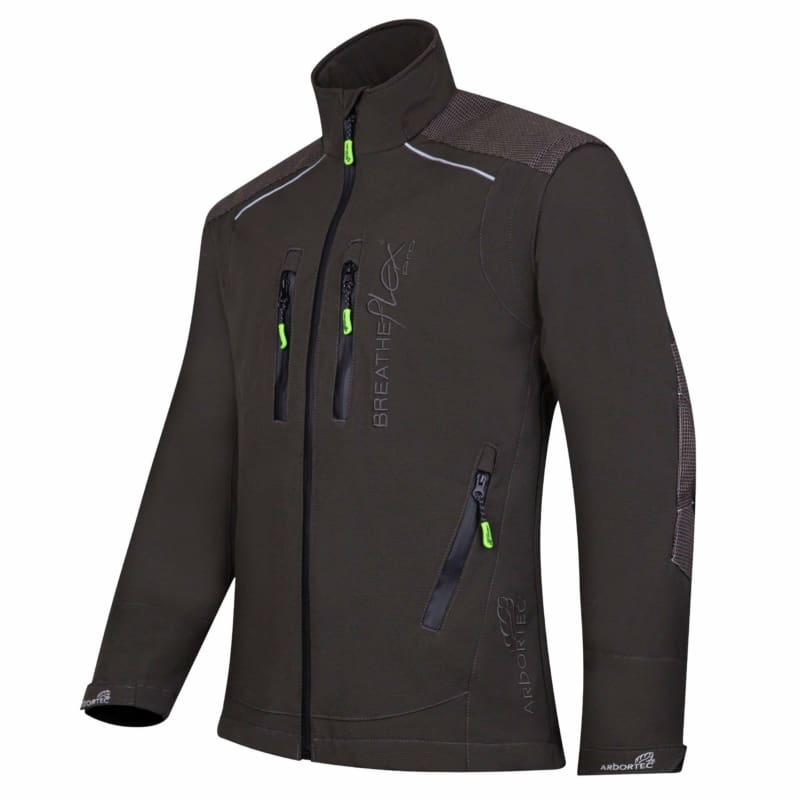 Arbortec Breatheflex Pro jacket in olive side on