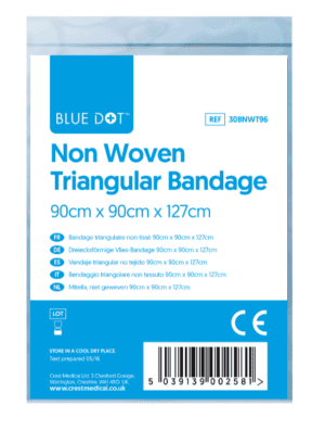 BLUE DOT Triangular Bandage