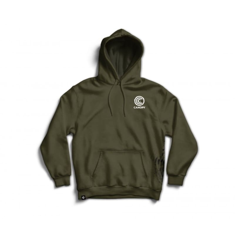 Canopy Rings Hoodie Olive Front