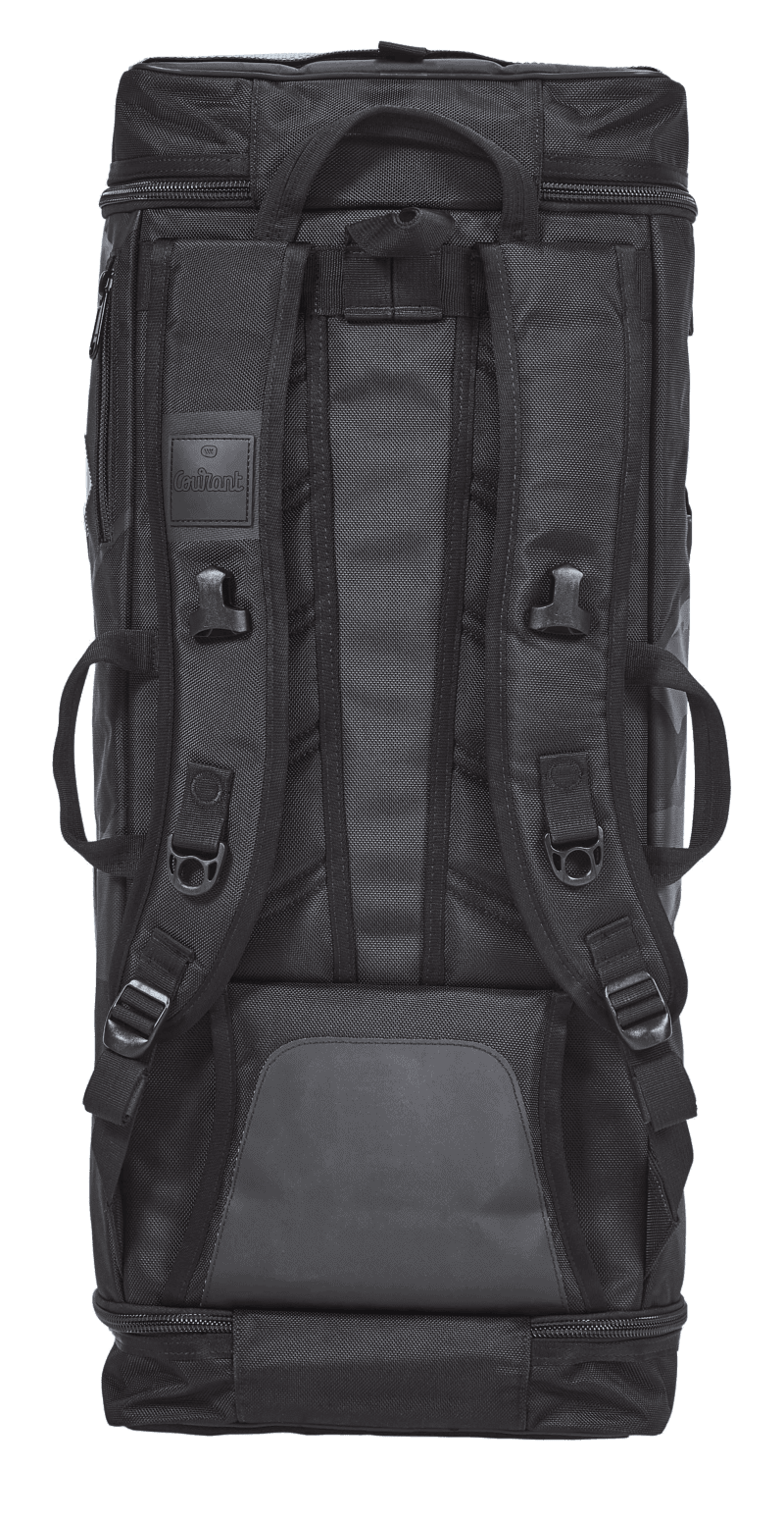 A Rear View Of The Courant Cross Pro Storage Bag In Tactical Black