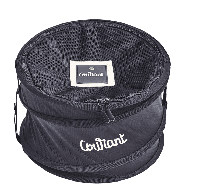 The Small Courant Pop Throwline Bag In Black