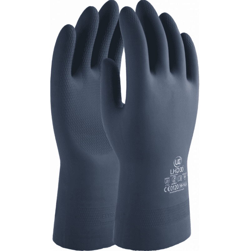 Black Chemical Resistant Gloves