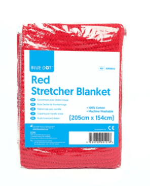 BLUE DOT Red Stretcher Blanket