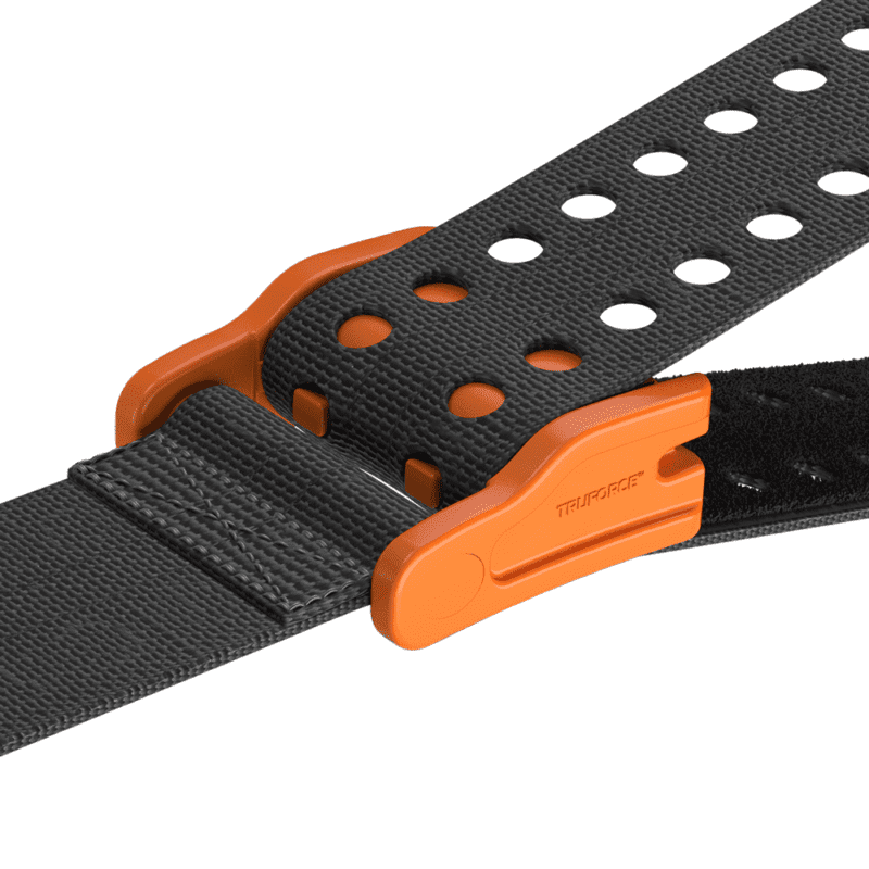Up Close Of The Buckle System Of The SAM XT Tourniquet