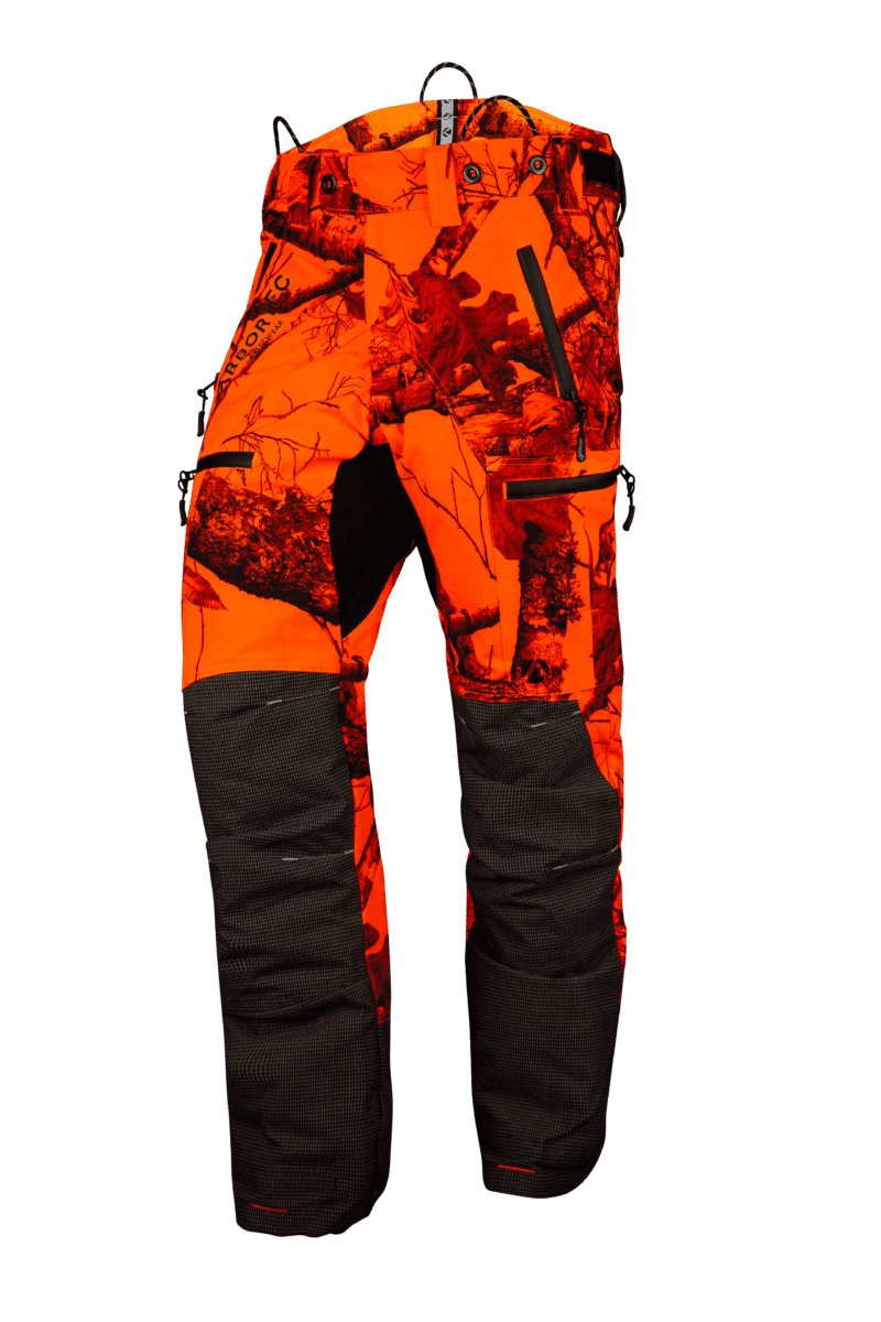 Orange Realtree Breatheflex Pro Chainsaw Trousers