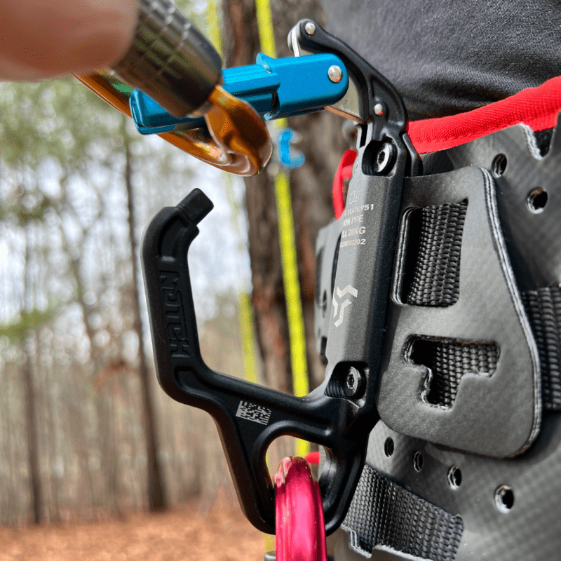 Notch Swinger Tool Carrier In Use With Karabiner